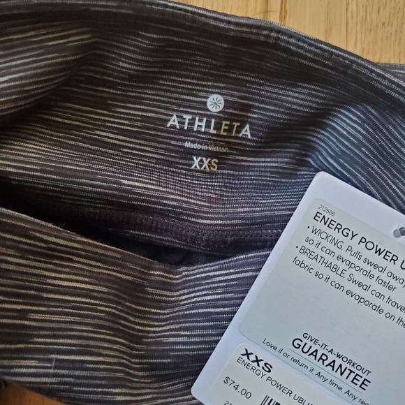 New Athleta Power-Up Capri, Gray - Picture 8 of 12